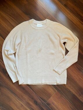 Cozy Earth Knit Crew Neck Sweater Fisherman’s Loose Viscose L